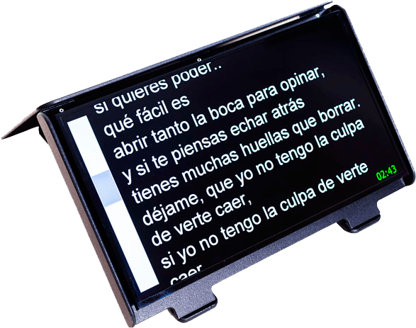 Teleprompter de escenario